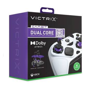 PDP Victrix Gambit Dual Core Tournament Controller - White