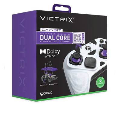【2024最新作】 PDP Victrix Gambit Dual Core Tournament Controller - White その他