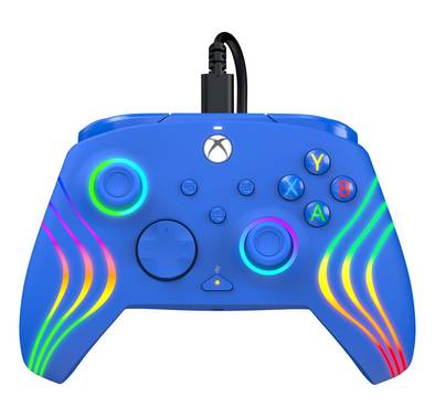 PDP Xbox Series X Afterglow Wired Controller - Wave Blue