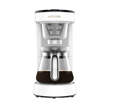 Lepresso Transparent Drip Coffee Maker - White