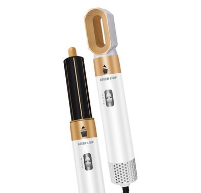 Green Lion 5In1 Professional Hair Styler 2 - White