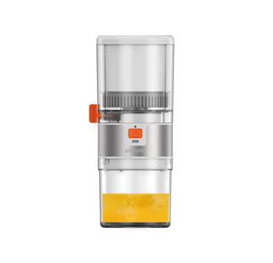 Porodo Lifestyle Portable Citrus Juicer with 500mL Drinking Cup Capacity, 45W Power, Rechargeable & Portable, 2600mAh Battery Capacity, 3.5 Hours Charging Time - White