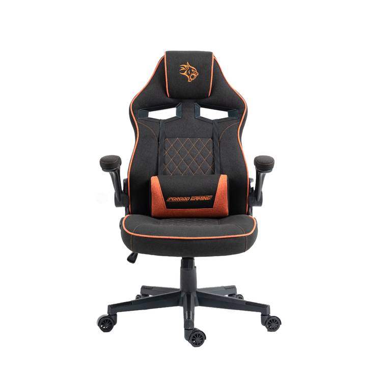 Porodo Gaming Ergonomic Chair with Fabric Covered Cushion and Class 3 Black UAE PDX548