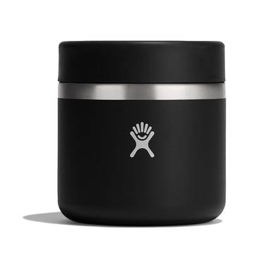 Hydro Flask 590 mL Food Jar, Dishwasher Safe, Double-wall Vacuum Insulation, Stainless Steel - Black