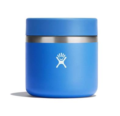 Hydro Flask 590 mL Food Jar, Dishwasher Safe, Double-wall Vacuum Insulation, Stainless Steel - Blue