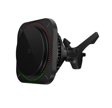 Powerology Magnetic Wireless Charging with Air Vent & Suc...