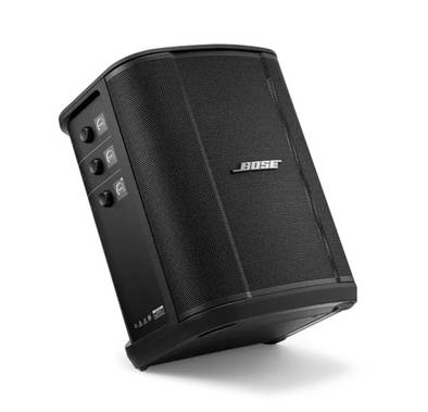 Bose S1 Pro+ Portable Bluetooth Speaker System, Portable with Carrying Handle, Up to 11 Hours Battery Life, 4 Installation Options, Powerful Top Sound - Black