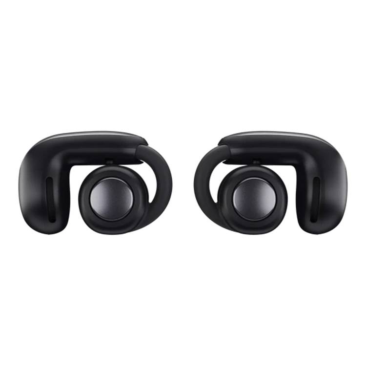 Bose Ultra Open Earbuds with Up to 7 Hours Playtime, Bluetooth 5.3, Multipoint Connectivity, Open-Ear Design, IPX4 Water Resistant - Black