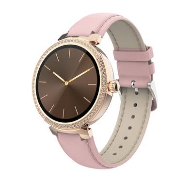 Porodo Belle Lady Smart Watch Rose Gold Dial, Bluetooth V...