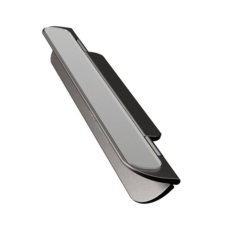 Powerology Foldable and Portable Laptop Stand, 3mm Ultra-Slim Design, Up to 15" Device Compatibility - Gray