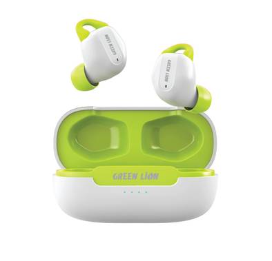Green Lion Enduro Wireless Earbuds, 400 mAh Case Battery,...