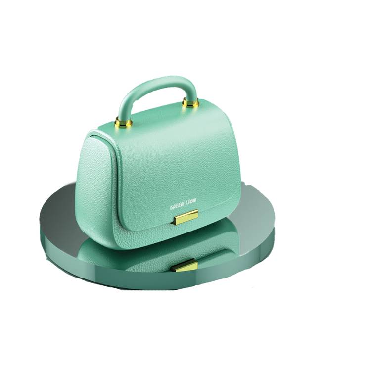Green Lion Queen's Mini Bag Style True Wireless Earbuds, JL6983 Chipset, Bluetooth Version 5.3, Up to 15 m Bluetooth Range, 5 Hours Playtime, Up to 16 Hours with Charging Case, 300 mAh Charging Case Battery, IPX4 Water Resistance Level - Green