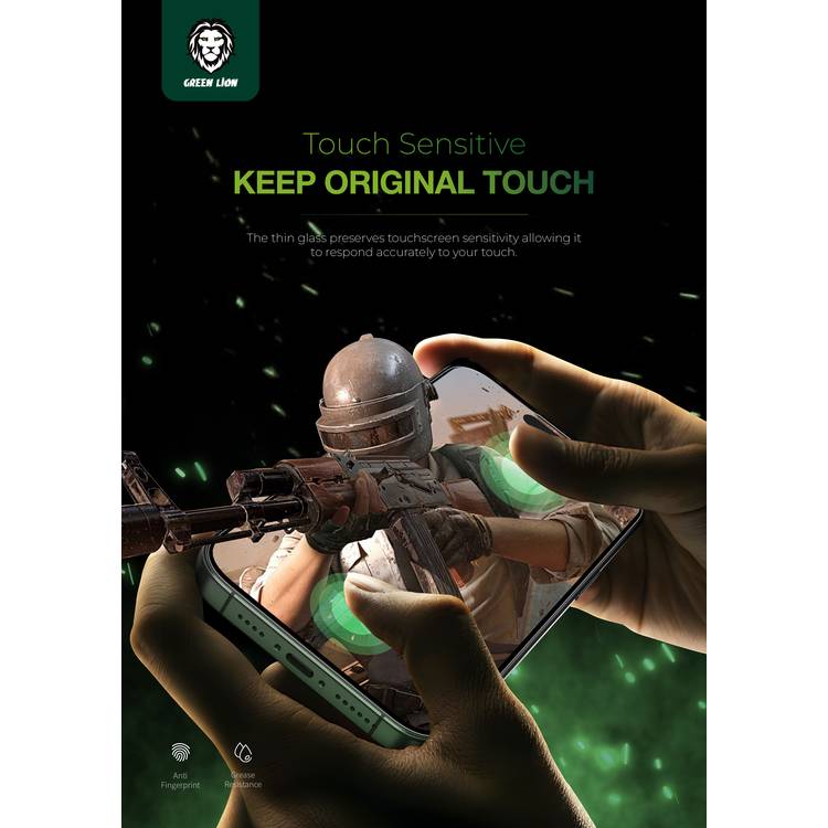 Green Lion 9H Steve Privacy Full Glass Screen Protector for iPhone 16 Plus, Anti-Scratch, Side View Blocking, Highly Responsive, Grease Resistance,  Anti-Fingerprint - Black    