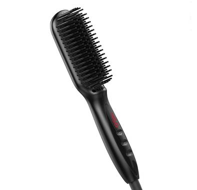 Green Lion Hair & Beard Straightener Comb, Digital displa...