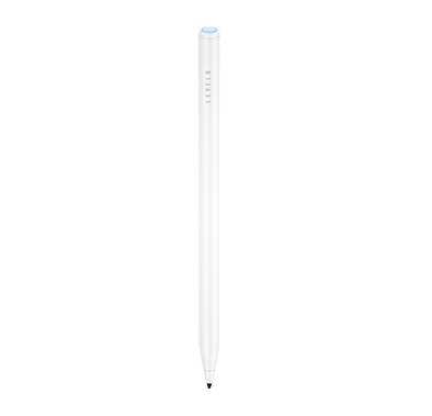 Levelo SkyInk 2-in-1 Stylus Pen & Ballpoint Pen For iPad & Writing, 40min Charging Time, Aluminum Alloy, Automatic Shutdown, 130mAh-Lithium Battery - White