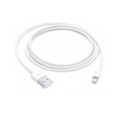 Apple Lightning to USB Cable 1m compatible with iPhone 5 to iPhone 14 - White