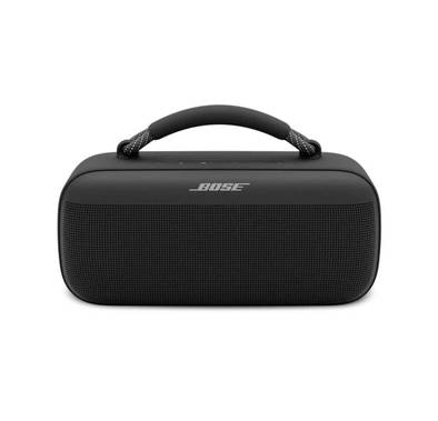 Bose Sound Link Max Portable Speaker with Aluminum, Plastic, Silicon, Steel Material, Up to 20 Hours Battery Life, 5 Hours Charging Time, Bluetooth Version 5.3, USB-C Input/Output & AUX Ports - Black