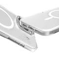جراب Levelo Butterfly Magsafe لهاتف iPhone 16 Pro بلمسة نهائية من الكريستال الفاخر، ومواد TPU فائقة الرقة، وكريستالات سواروفسكي، وتقنية Clearview، ومغناطيس Magsafe قوي - شفاف