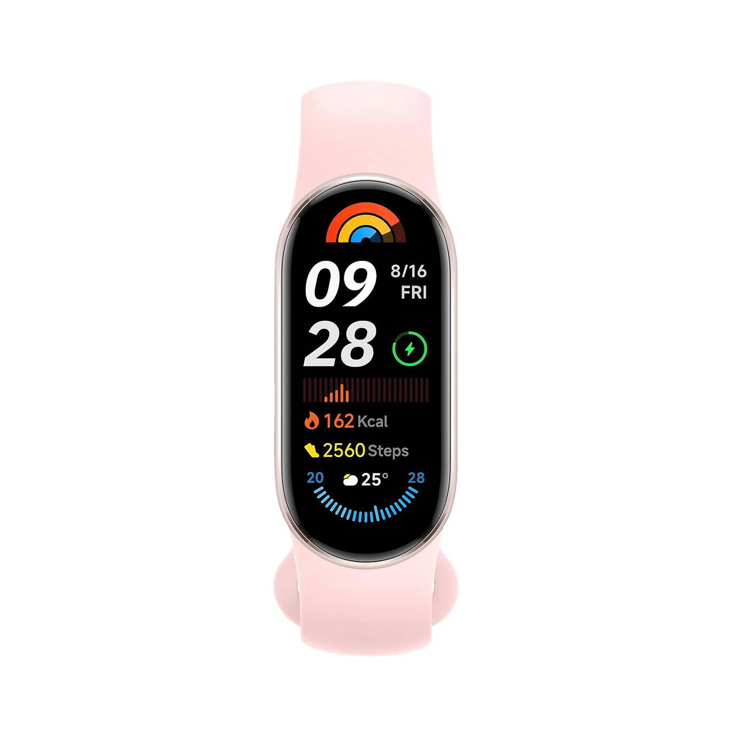 Order Xiaomi Mi Band 9 Smartwatch in UAE Water Resistance Heart Rate Sensor Mystic Rose BHR8345GL RS