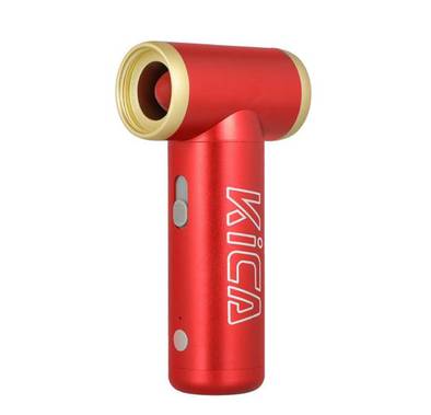 Kica Jet Fan 2 Vacuum Kit, 4 m/s to 20 m/s Adjustable Wind Speed, 101000RPM Brushless Motor, Aviation-Grade Aluminum Shell, Uses for Cleaning, Drying, Inflating & Dusting Hard-to-Reach Areas, Vacuum Accessories Included - Red