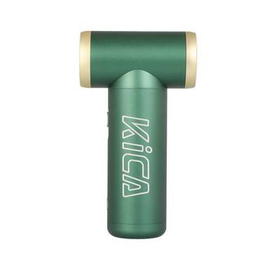 Kica Jet Fan 2, 4 m/s to 20 m/s Adjustable Wind Speed, 101000RPM Brushless Motor, Aviation-Grade Aluminum Shell, Uses for Cleaning, Drying, Inflating & Dusting Hard-to-Reach Areas - Green