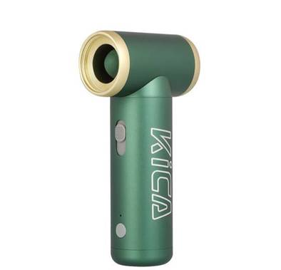 Kica Jet Fan 2 Vacuum Kit, 4 m/s to 20 m/s Adjustable Wind Speed, 101000RPM Brushless Motor, Aviation-Grade Aluminum Shell, Uses for Cleaning, Drying, Inflating & Dusting Hard-to-Reach Areas, Vacuum Accessories Included - Green