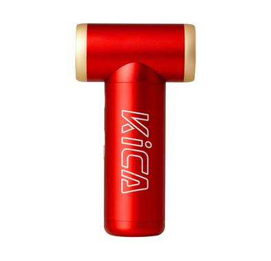 KICA JET FAN 2S, Easy to Carry , Powerful Airflow, Fashionable & Durable Aviation-Grade Aluminum Shell - Red