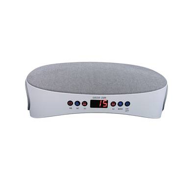 Green Lion Dual Hand Massager with 5 Intensity Levels, 10W Power, 3 Heating Levels, 15 Minutes Auto Timer, 2 Hours Working Time, 4000mAh Battery - Gray