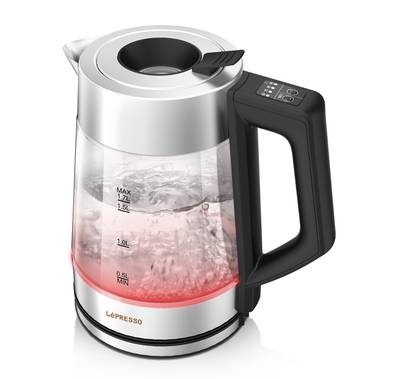 LePresso Illuminated Glass Kettle,  Multi-Temperature, 1....