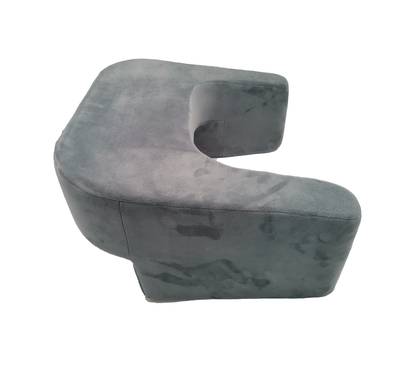 Porodo Lifestyle Reading Pillow, Washable Cover, Large Side Pocket, All-In-One Cozy Station, Cup Holder - Gray