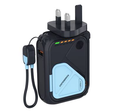Powerology Wireless Power Bank 10000mAh with UK Conversio...
