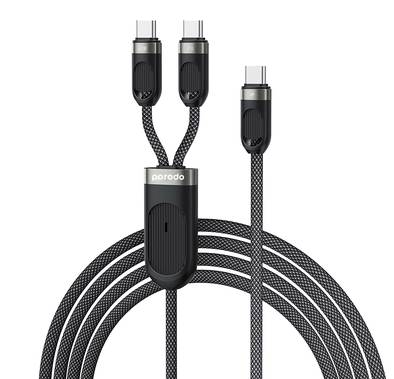  Porodo Dual Type-C Fast Charging Cable USB-C PD Input, S...