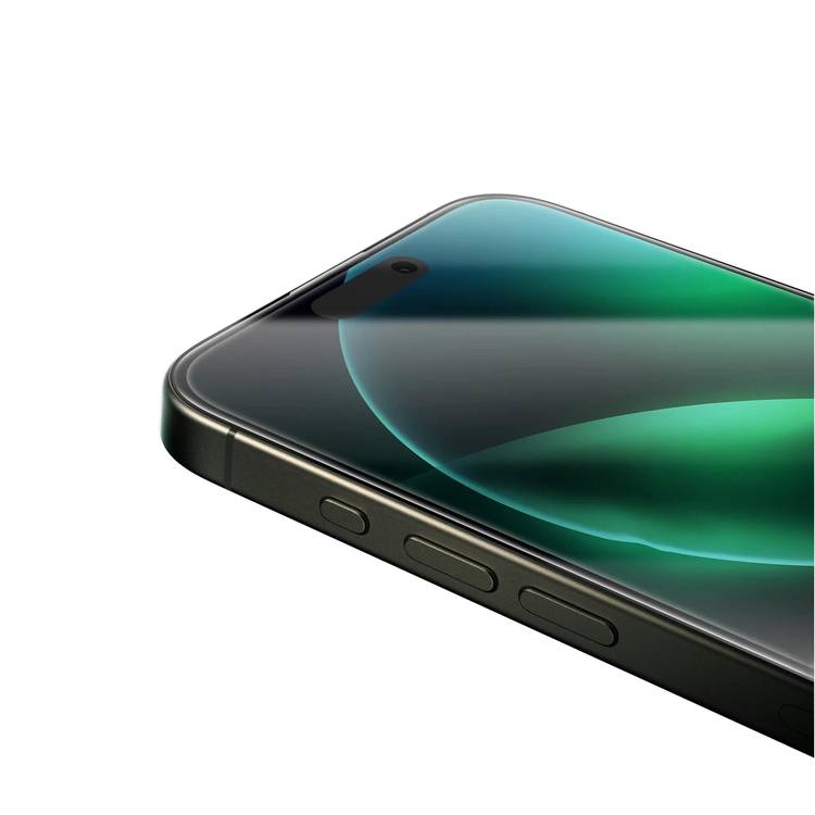 Green Lion 9H Steve HD Glass Protector for iPhone 16 Pro, Bubble Free, Highly Responsive, Anti Fingerprint, Anti Scratch - Clear