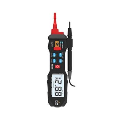 DUKA DLBS-600 Digital Multimeter, 1mv-750mv AC Voltage, 6000 Counts Display, Built-in LED Flashlight, Automatic Shutdown - Black