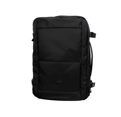 Levelo Aeropact Travel Backpack with Built-in Vacuum Storage, Up to 15.6" Laptop Size Compatibility, IPX7 Waterproof, Airtight Zippers, Durable Material - Black