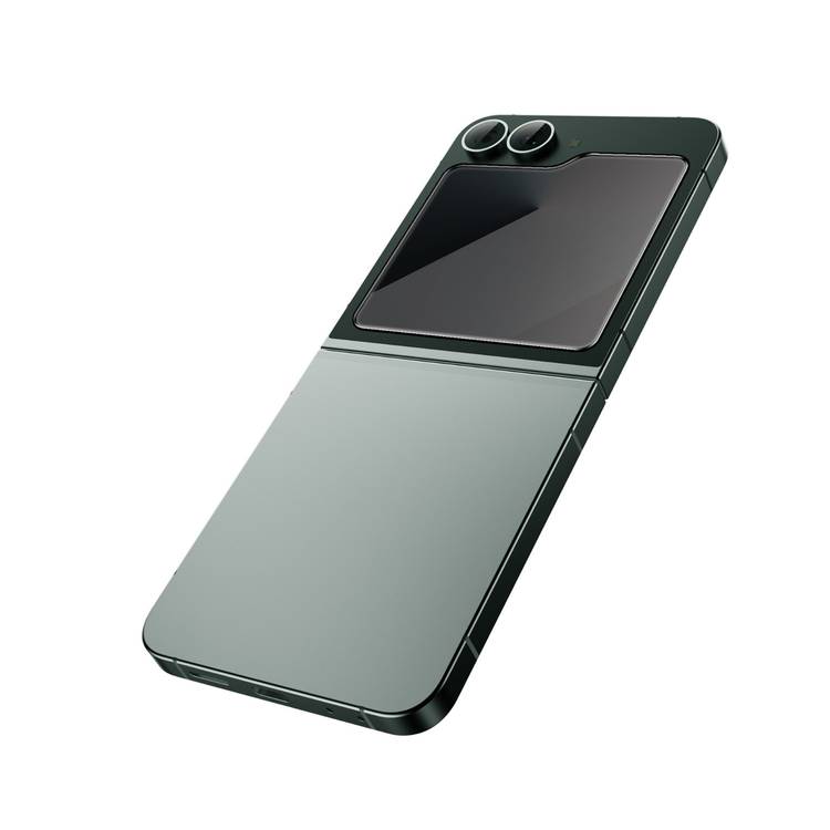 Green Lion Flip Protection Pack Privacy for Samsung Galaxy Z Flip 6, Anti Scratch, Anti Fingerprint, Ultra-Thin - Black