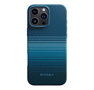 Pitaka Military Grade Case for iPhone 16 Pro, Military-Grade Shockproof Case, Built-in NFC, Raised Camera Lip, MagSafe Compatible - Moonrise