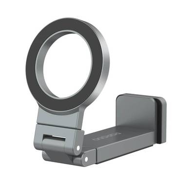 Porodo Zinc Alloy Special Purpose Magsafe Phone Mount, 360° Flexible Angle Adjustment, x42 Embedded Magnets, 4500Gauss Magnetic Force - Black 