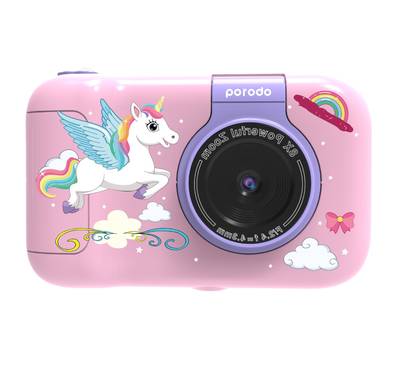 Porodo Lifestyle Kids Flip Digital Camera with Tripod Sta...