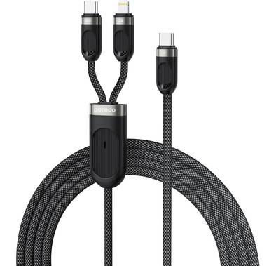 Porodo Type-C & Lightning Fast Charging Cable USB-C PD In...