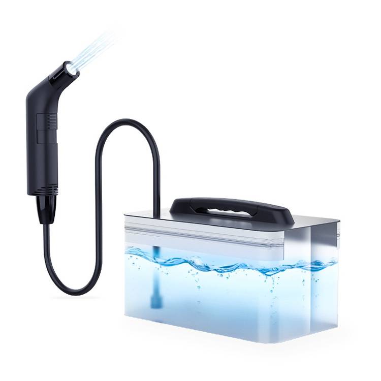 Green Lion Portable Travel Bidet, Durable & Efficient, 2.3L Water Container, 1.2m Hose Length, 800mAh Battery Capacity, IPX6 Waterproof - Black