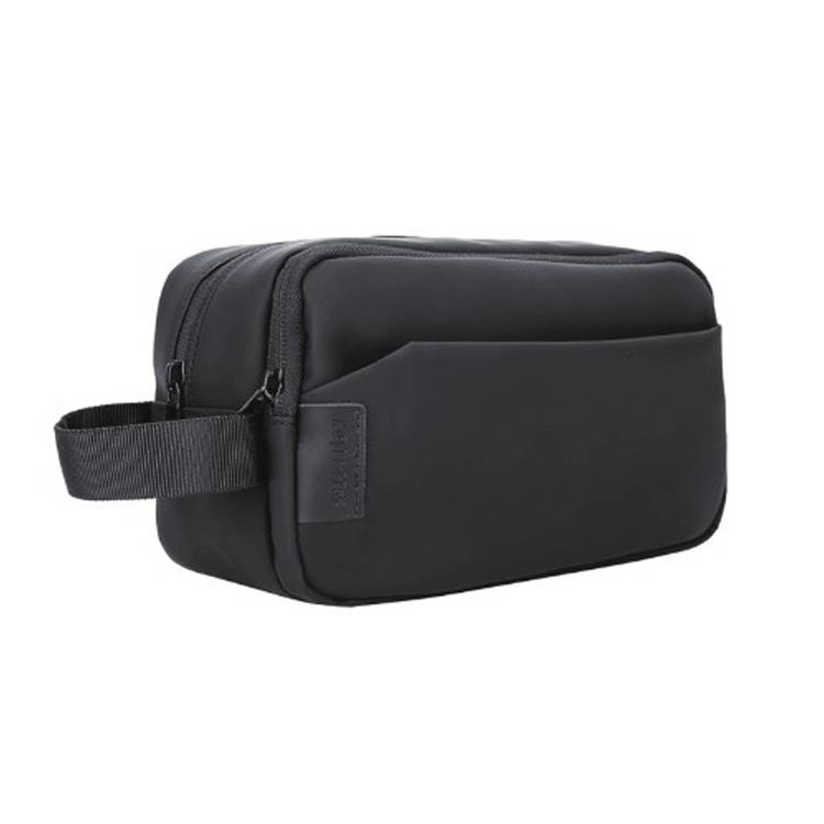Green Lion Urban Travel Pouch, Reinforced Handle, Fits More Accessories, Cable Organizer, Multiple Pockets & Doubles as a Premium Toiletry Kid, Strong Bearing Capacity - Black
