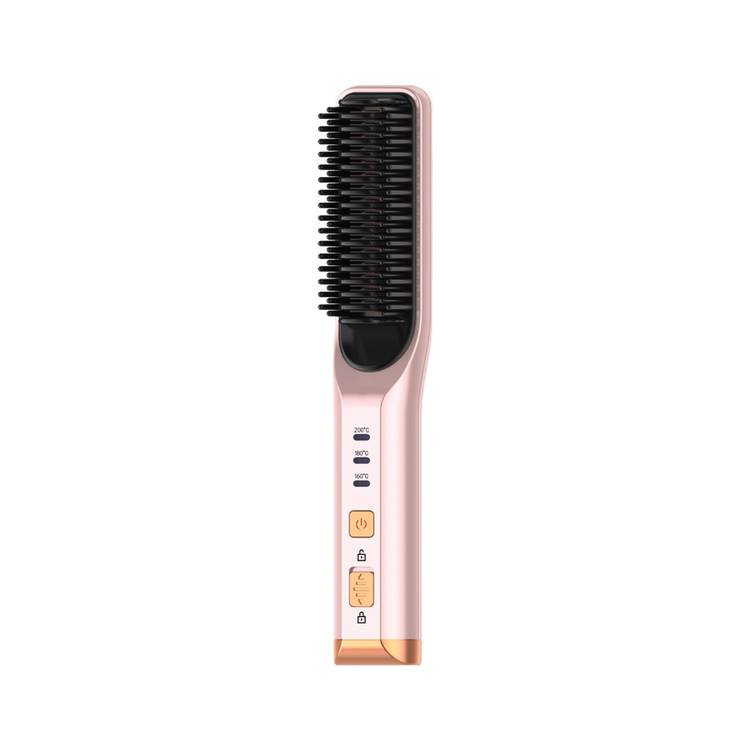 Straightener brush beard sale