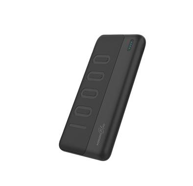 Porodo Blue 10000mAh Slim Power Bank with Dual USB-A Outp...