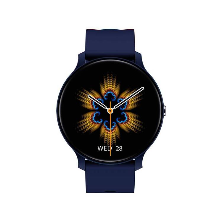 Green Lion GT-FIT Smart Watch, Activity Tracking, Sleep Monitoring, Rotating Button, 5 to 7 Days Battery Life, Multiple Sport Modes, Water Proof, 35 Days Standby Time, Call / Social Notifications - Blue