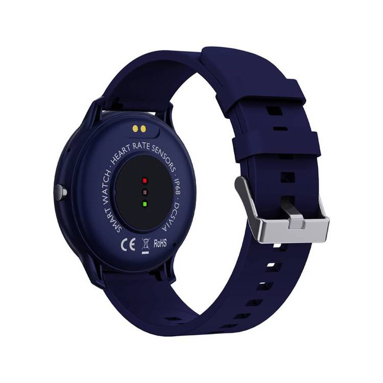 Green Lion GT-FIT Smart Watch, Activity Tracking, Sleep Monitoring, Rotating Button, 5 to 7 Days Battery Life, Multiple Sport Modes, Water Proof, 35 Days Standby Time, Call / Social Notifications - Blue