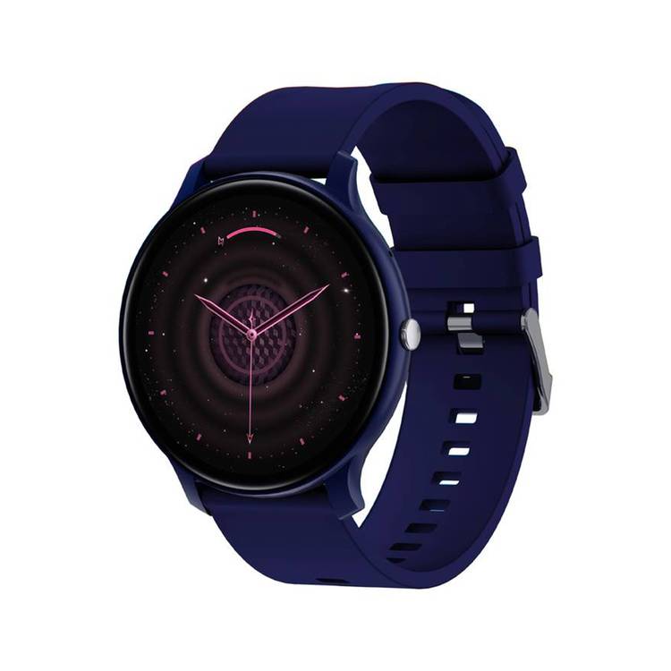Green Lion GT-FIT Smart Watch, Activity Tracking, Sleep Monitoring, Rotating Button, 5 to 7 Days Battery Life, Multiple Sport Modes, Water Proof, 35 Days Standby Time, Call / Social Notifications - Blue