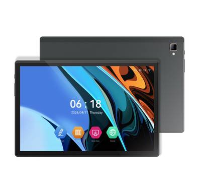 Porodo 10.1" Ultra Professional Tablet with 128GB Storage, 8GB RAM, Type-C Charging Port, 8MP Front Camera, 13MP Rear Camera, 6000mAh Battery - Black