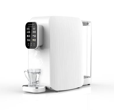 Powerology Reverse Osmosis Water Purifier & Dispenser with 4" Digital Touch Display, 3L Water Tank Capacity & 1L Waste Water Tank Capacity, 2000L Rated Purification, Instant Hot Water, Multi-Temperature Settings, UK 3-Pin Plug - White