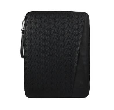 Levelo Cristallo Booktype Laptop Sleeve, Comfortable Carry, Premium Material, Lightweight Design - Black